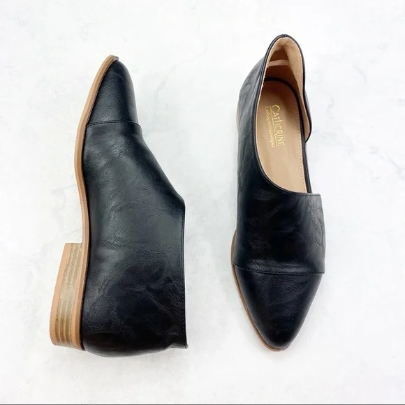 [Catherine Malandrino] Classic Black Cut-Out Flats